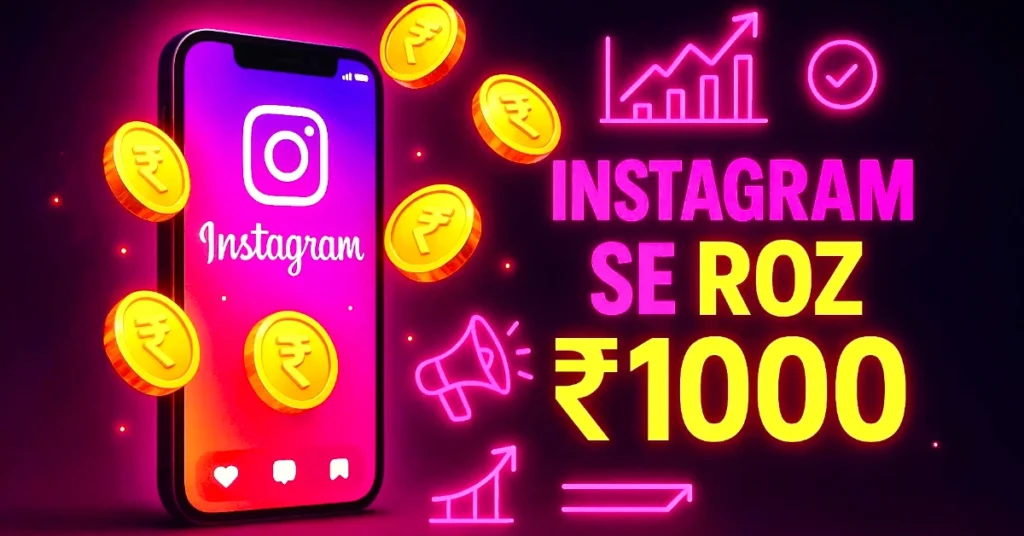 instagram sepaise kaise kamaye