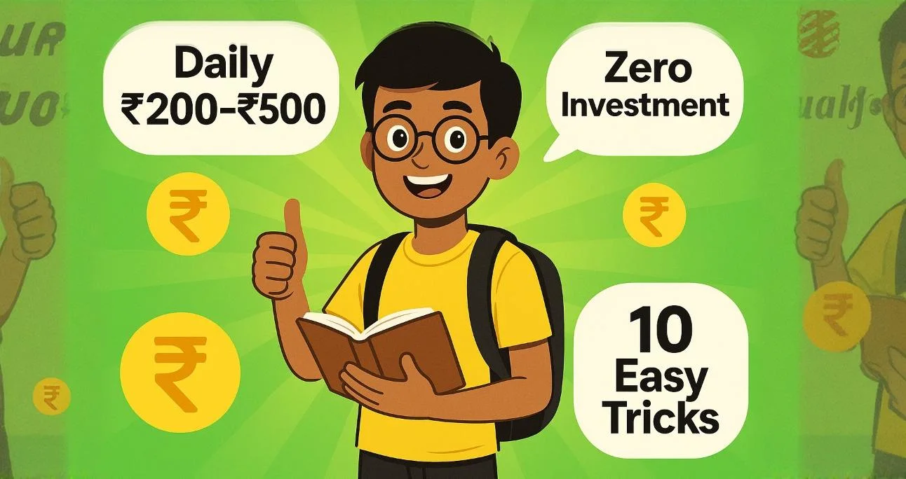 Without Investment Earning for Students: 10 Best Daily Income Tricks (2025 Guide)