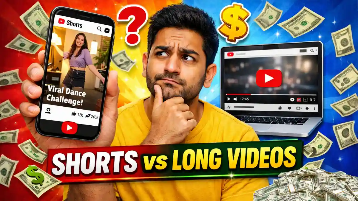 YouTube Affiliate Marketing क्या है? 2026 में कैसे शुरू करें और कितनी कमाई हो सकती है 1 YouTube Affiliate Marketing: Shorts या Long Video किससे ज्यादा कमाई